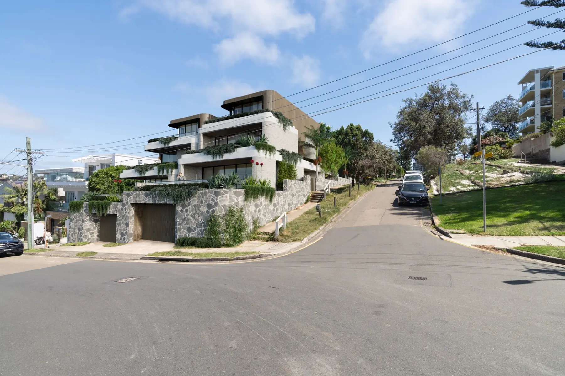 Residential development architectural photomontage on Dellview Street Tamarama Sydney