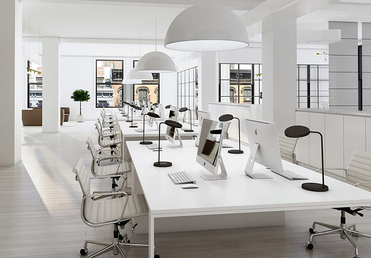 Modern office with sleek design